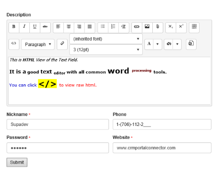 TextfieldExample