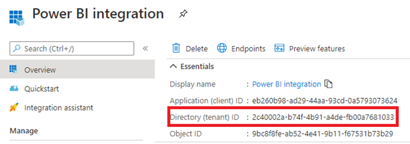 Tenant ID