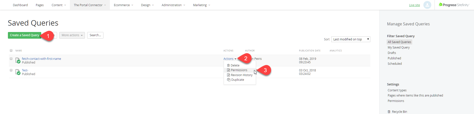 savequery-permissions