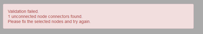 Validation Failed Validation Failed